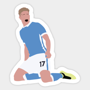 Kevin de Bruyne 17 Man. City Sticker